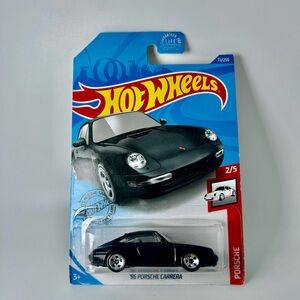 Hot Wheels Porsche Series ‘96 Porsche 911 Carrera Black 2/5 New 2018 72/250